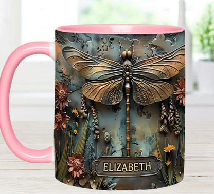Green Lady - Personalized Gardening Accent Mug-Myprintsy