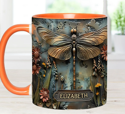 Green Lady - Personalized Gardening Accent Mug-Myprintsy