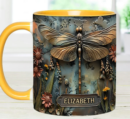 Green Lady - Personalized Gardening Accent Mug-Myprintsy