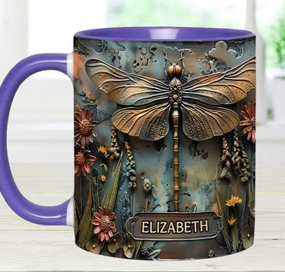 Green Lady - Personalized Gardening Accent Mug-Myprintsy