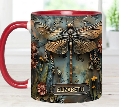 Green Lady - Personalized Gardening Accent Mug-Myprintsy