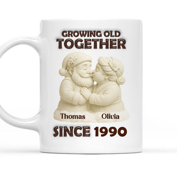 Growing Old Together Year - Personalized Coffee Mug-Myprintsy