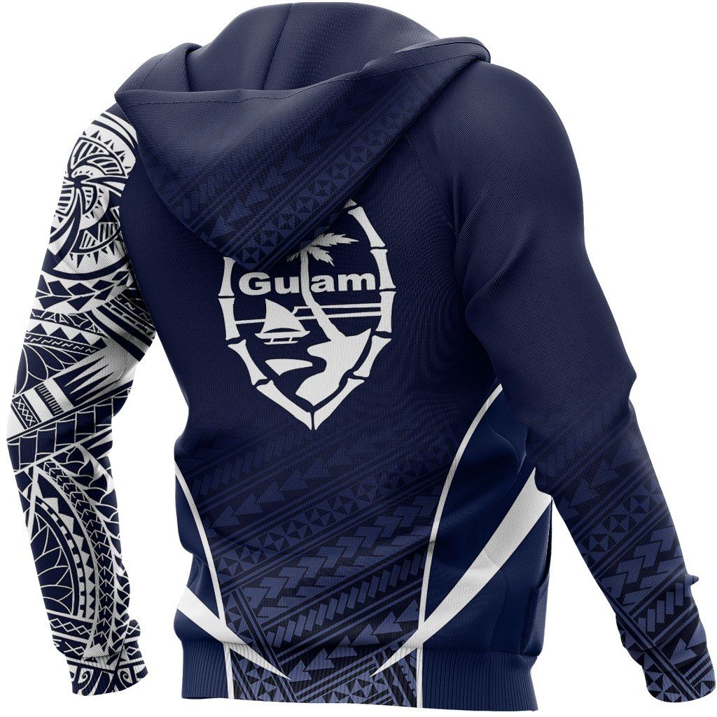 Guam Active Special Hoodie - Guam Flag Polynesian Tattoo-Myprintsy