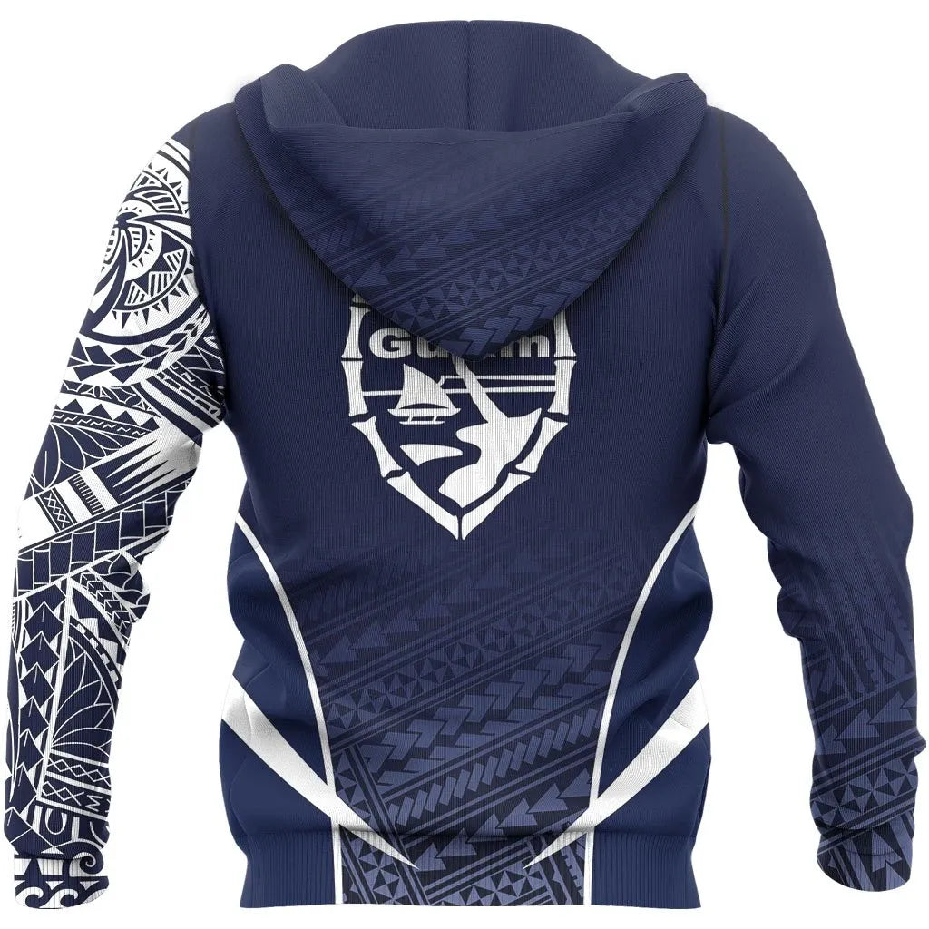 Guam Active Special Hoodie - Guam Flag Polynesian Tattoo-Myprintsy