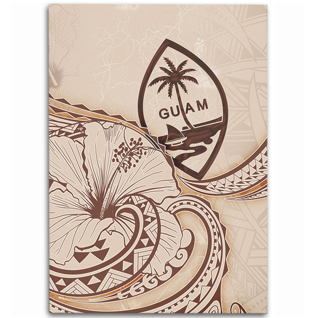 Guam Area Rug Hibiscus Flower Vintage Style-Myprintsy