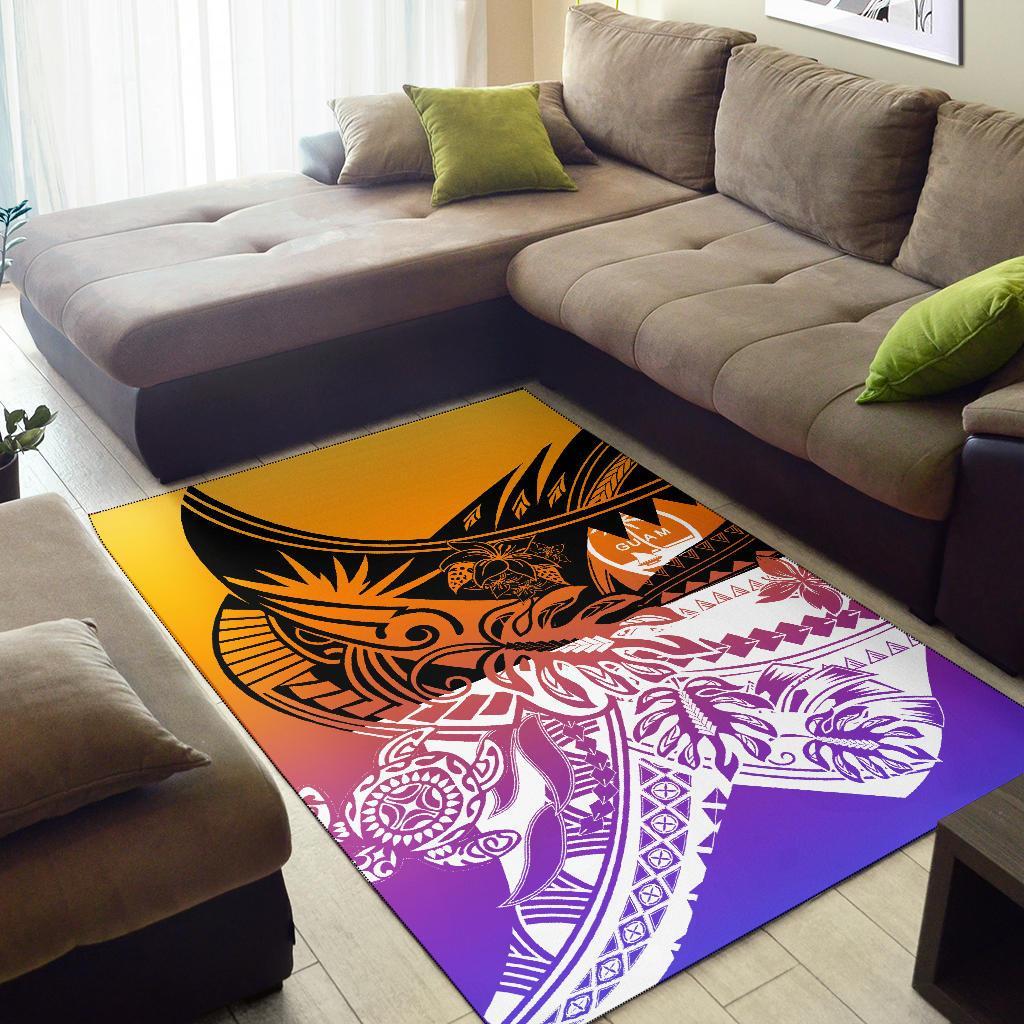 Guam Area Rug - Tribal Jungle Pattern-Myprintsy
