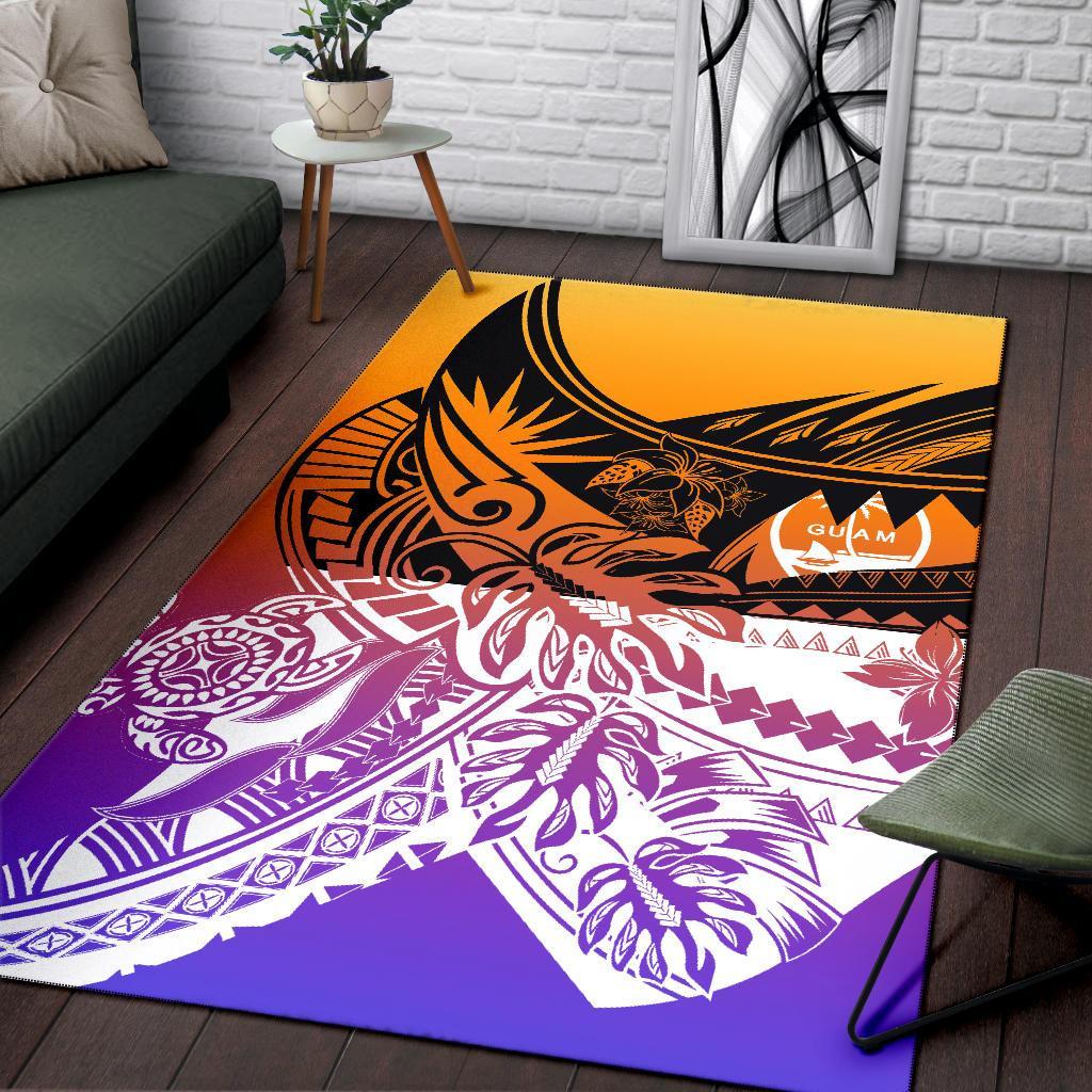 Guam Area Rug - Tribal Jungle Pattern-Myprintsy