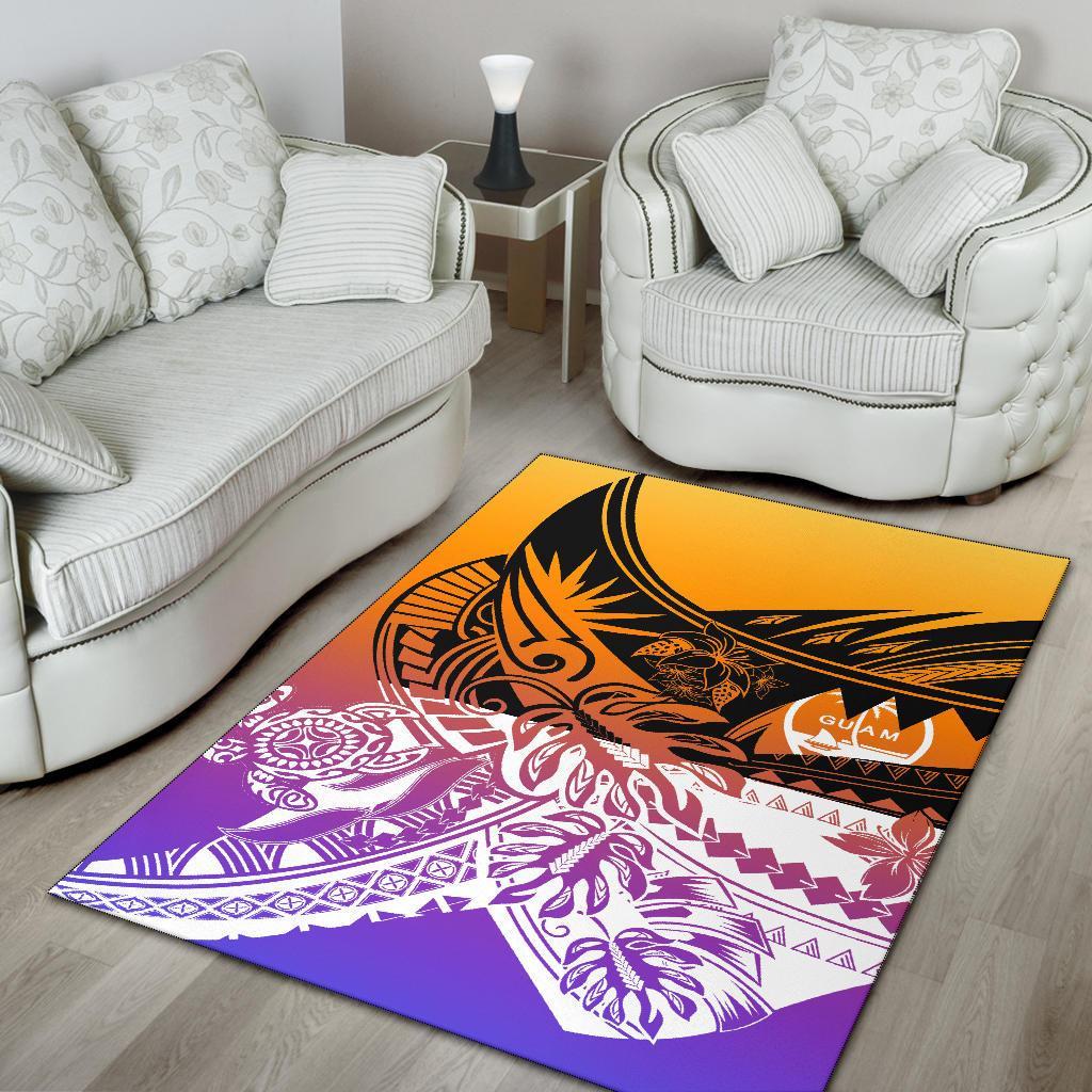 Guam Area Rug - Tribal Jungle Pattern-Myprintsy