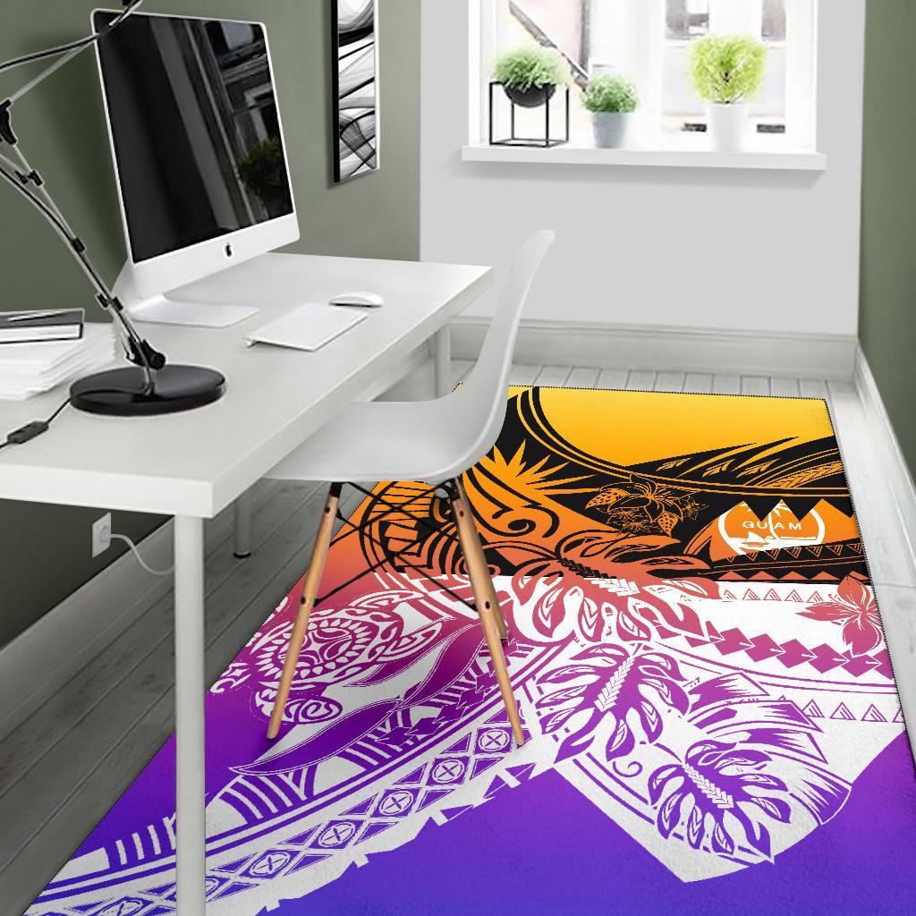 Guam Area Rug - Tribal Jungle Pattern-Myprintsy