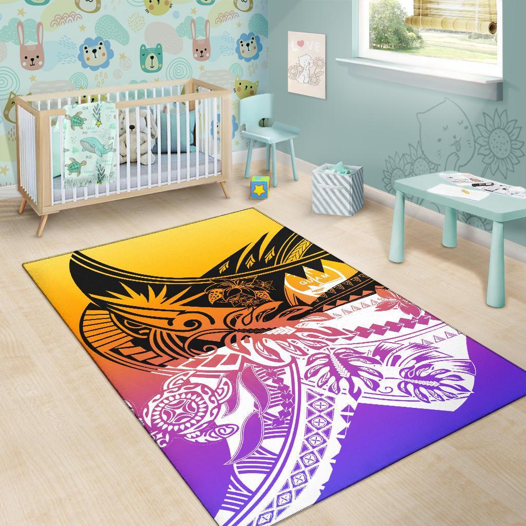 Guam Area Rug - Tribal Jungle Pattern-Myprintsy