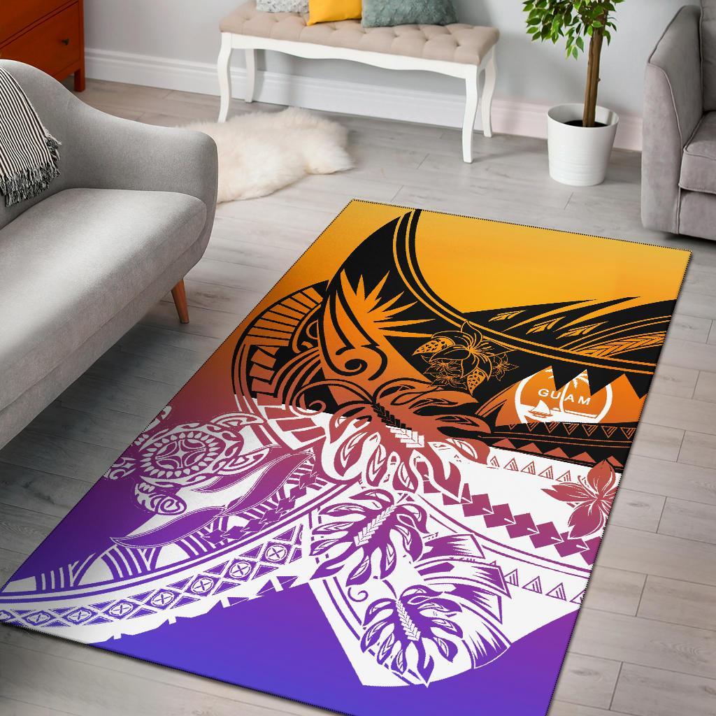 Guam Area Rug - Tribal Jungle Pattern-Myprintsy