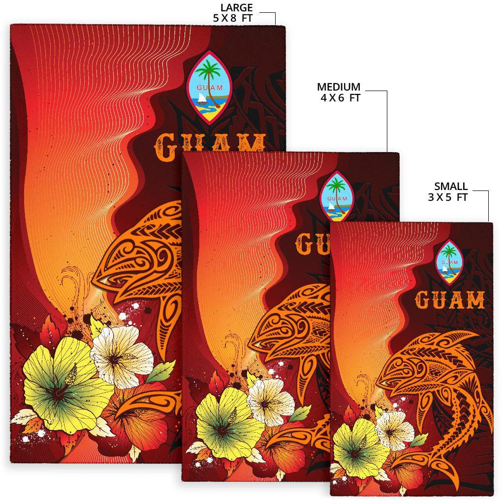 Guam Area Rugs - Tribal Tuna Fish-Myprintsy
