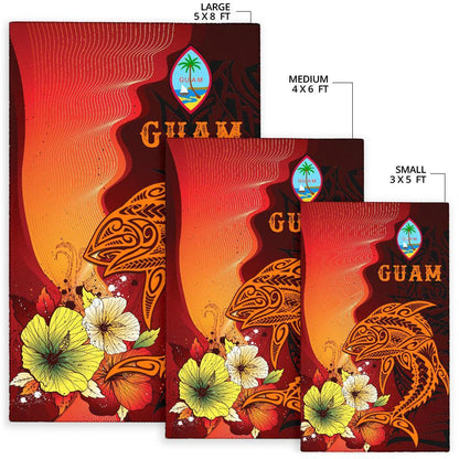 Guam Area Rugs - Tribal Tuna Fish-Myprintsy