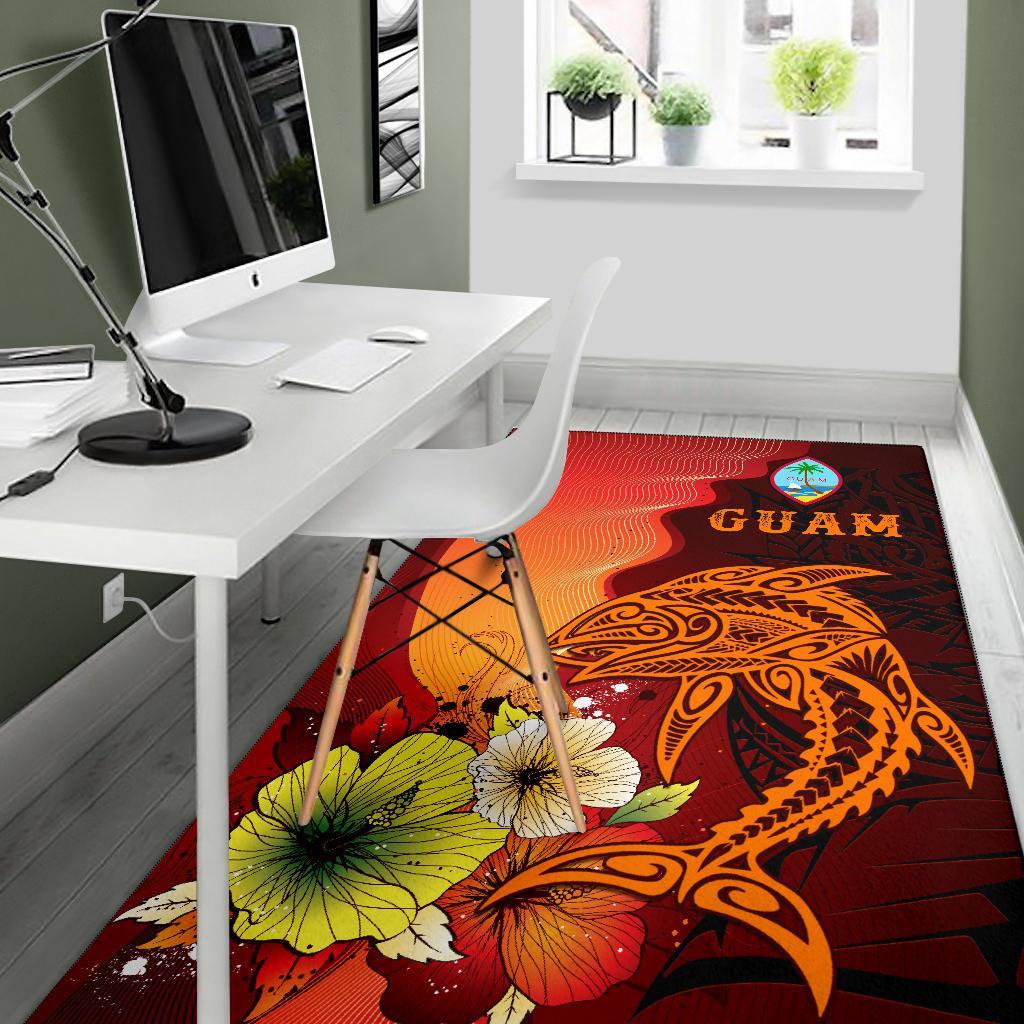 Guam Area Rugs - Tribal Tuna Fish-Myprintsy