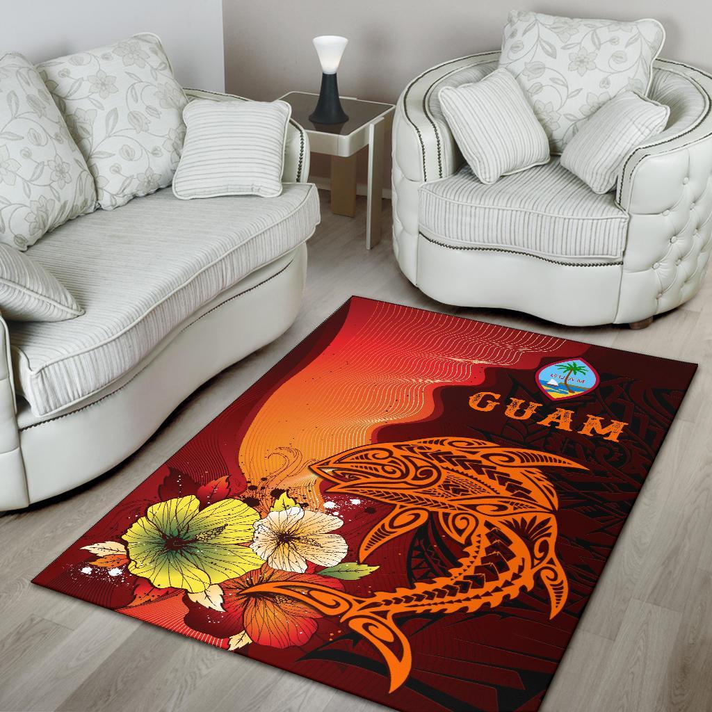 Guam Area Rugs - Tribal Tuna Fish-Myprintsy