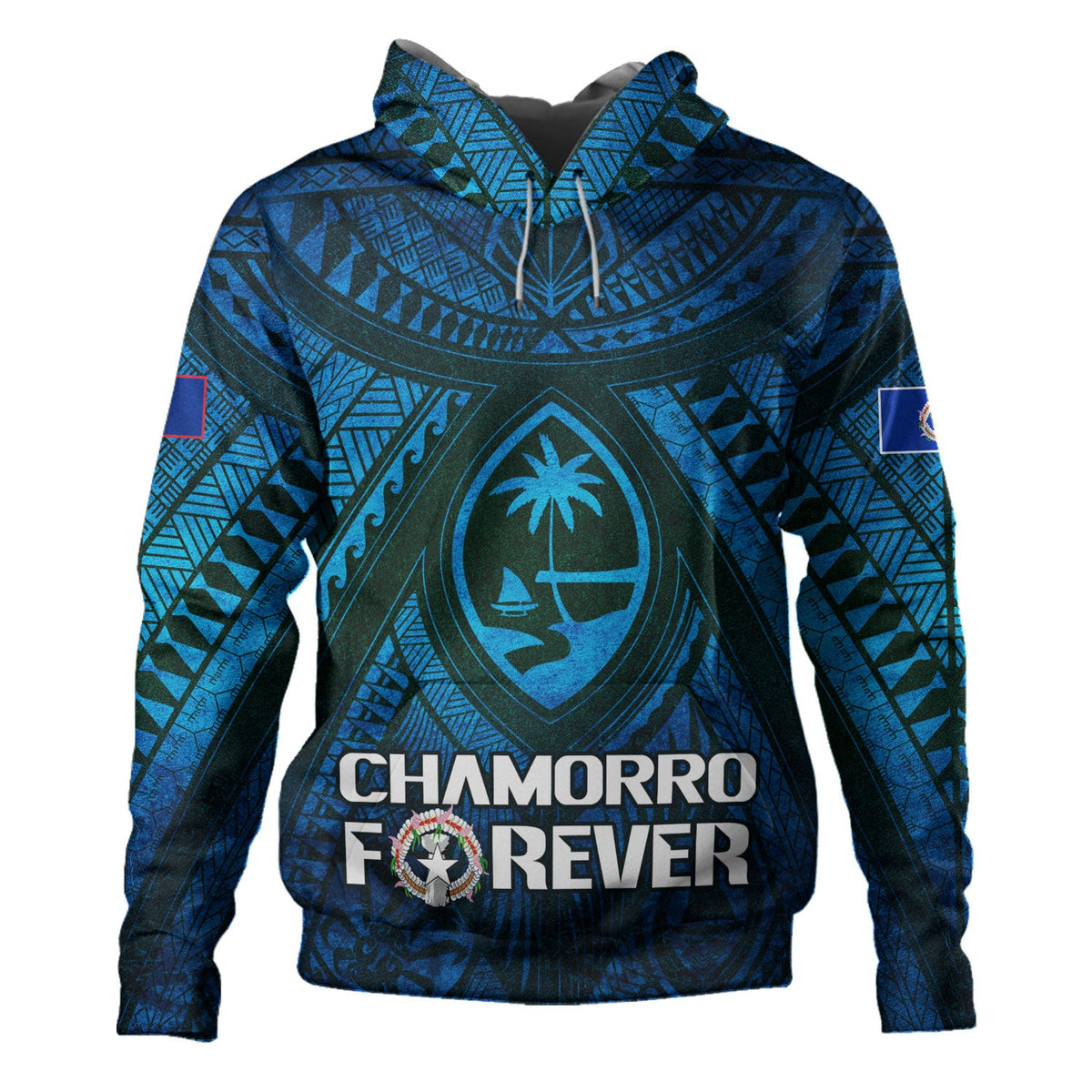 Guam Custom Personalised Hoodie Mariana Islands Chamorro Forever Style-Myprintsy