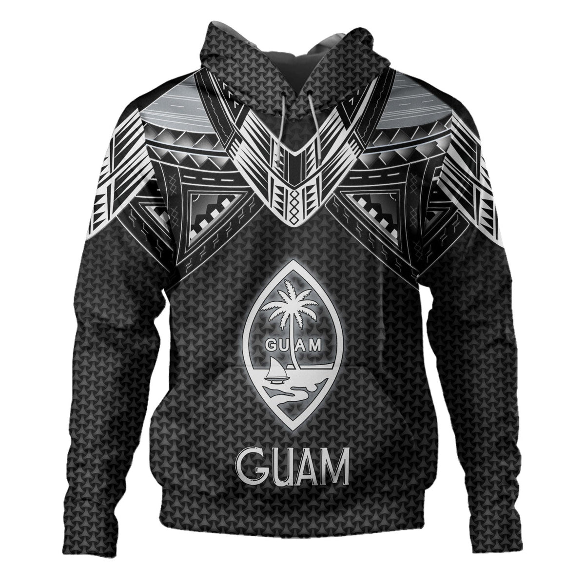 Guam Custom Personalised Hoodie Polynesian Tribal Tattoo-Myprintsy