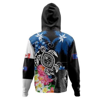 Guam Hoodie Chamorro With Seal Turtle Coconut Tree-Myprintsy
