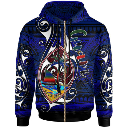 Guam Hoodie - Custom Guam Independence Day With Hook Polynesian Patterns-Myprintsy