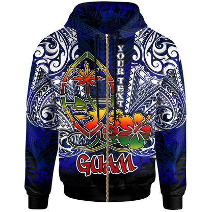 Guam Hoodie - Custom Guam Independence Day With Polynesian Tattoo Patterns-Myprintsy