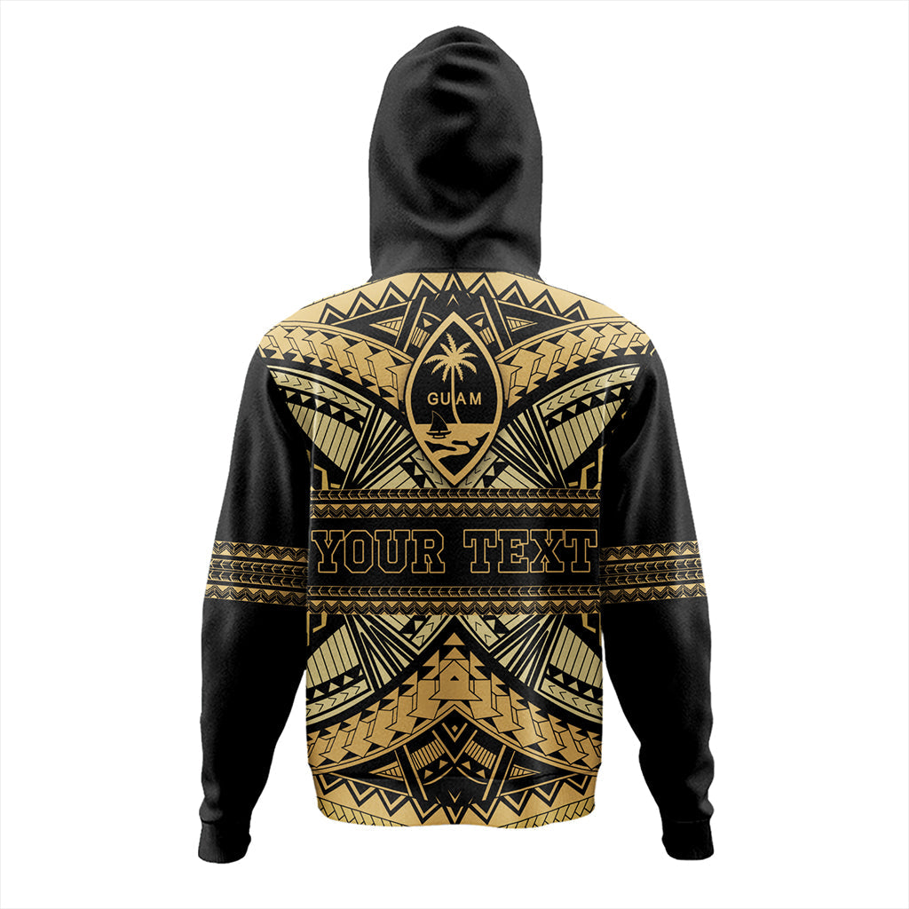 Guam Hoodie Custom Micronesian Gold Luxury Style-Myprintsy