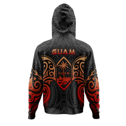 Guam Hoodie Custom Personalised Spirit Red Version-Myprintsy