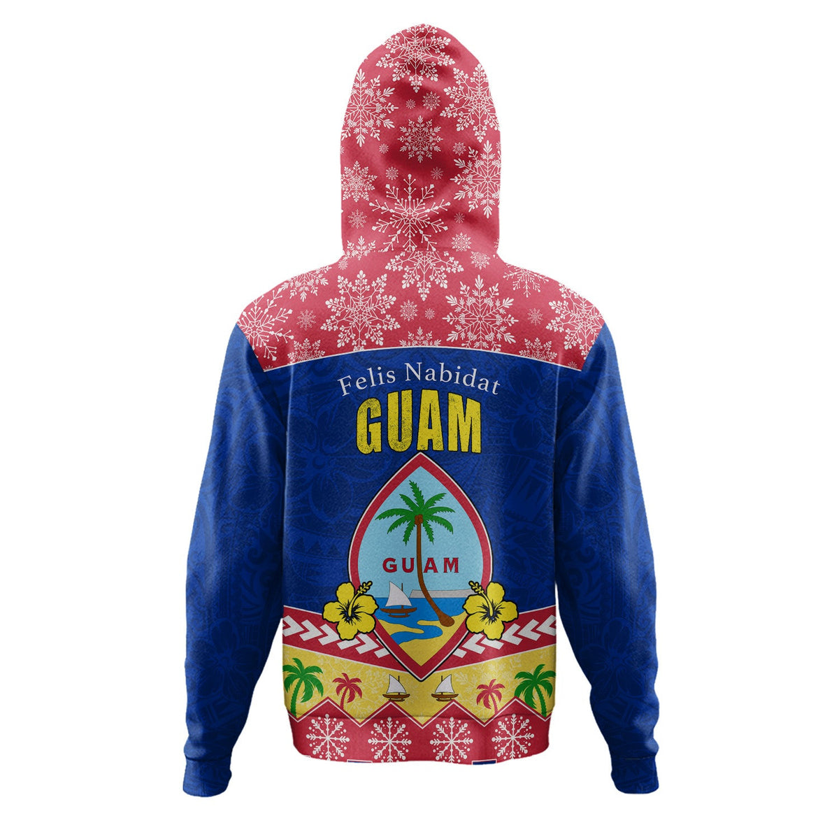 Guam Hoodie Felis Nabidat Polynesian Style-Myprintsy
