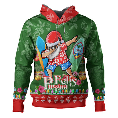 Guam Hoodie Felis Pusgua Tropical Xmas Patterns-Myprintsy