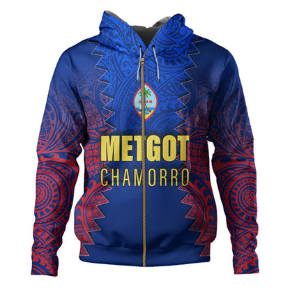 Guam Hoodie Metgot Chamorro Latte Stone Guam Polynesian-Myprintsy