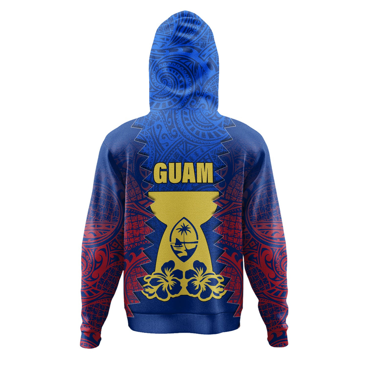 Guam Hoodie Metgot Chamorro Latte Stone Guam Polynesian-Myprintsy