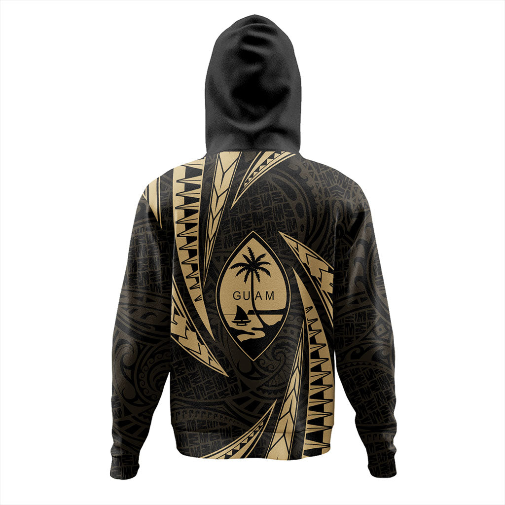 Guam Hoodie Micronesian Tribal Wave-Myprintsy
