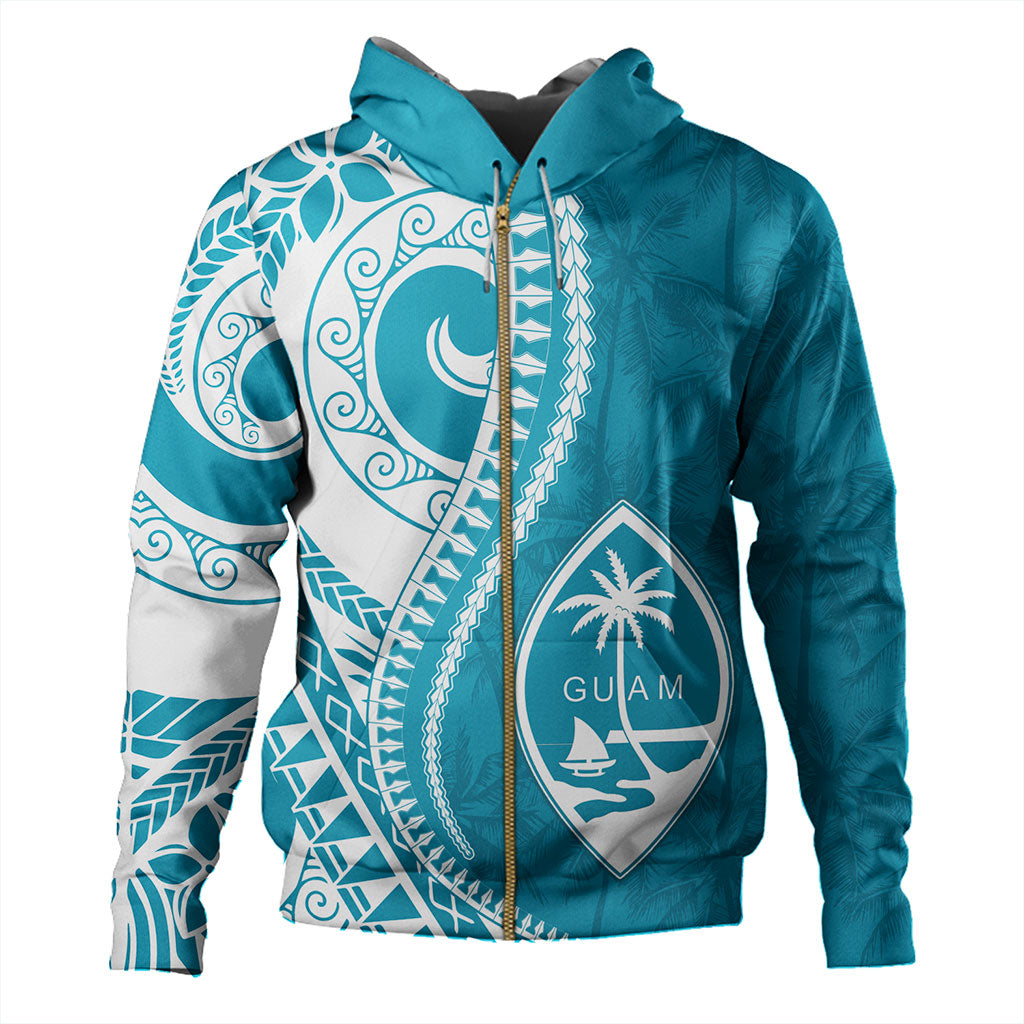Guam Hoodie Seat Tribal Island Coconut Tree Design-Myprintsy