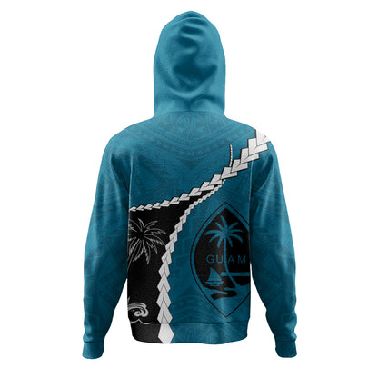 Guam Hoodie Tribal Spirits Coconut Tree-Myprintsy