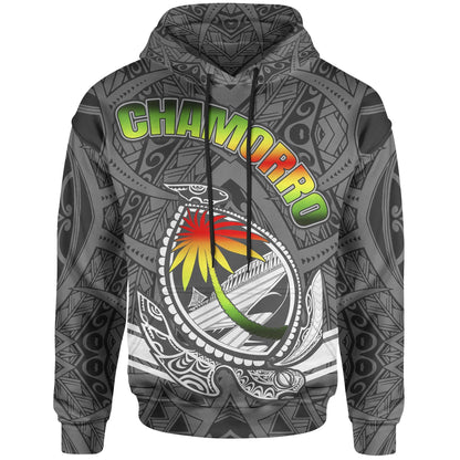 Guam Hoodie - Turtle Guam Seal Chamorro-Myprintsy