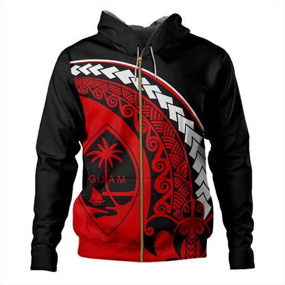 Guam Hoodie Turtle Polynesian Tribal Coat Of Arms-Myprintsy