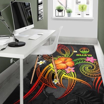 Guam Polynesian Area Rug - Legend of Guam (Reggae)-Myprintsy