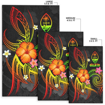 Guam Polynesian Area Rug - Legend of Guam (Reggae)-Myprintsy