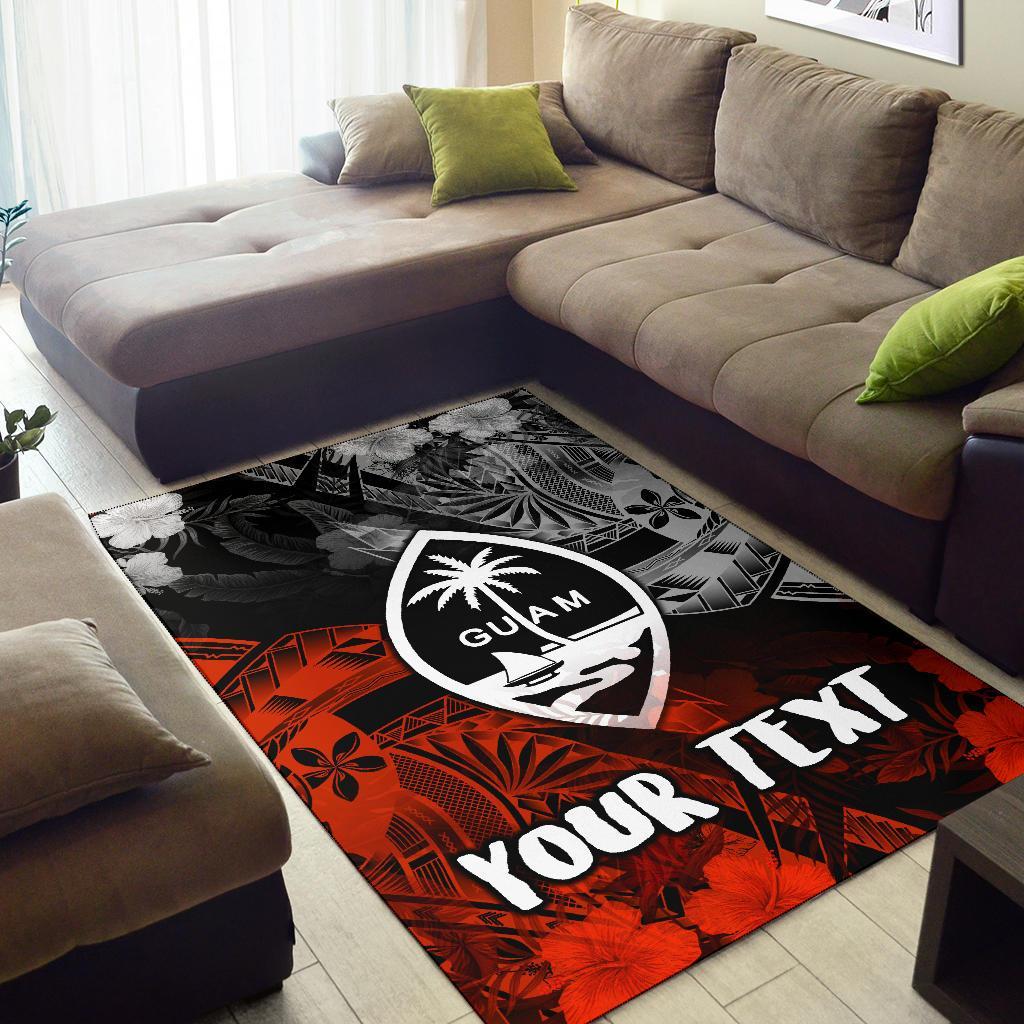 Guam Polynesian Personalised Area Rug - Vintage Polynesian Style-Myprintsy