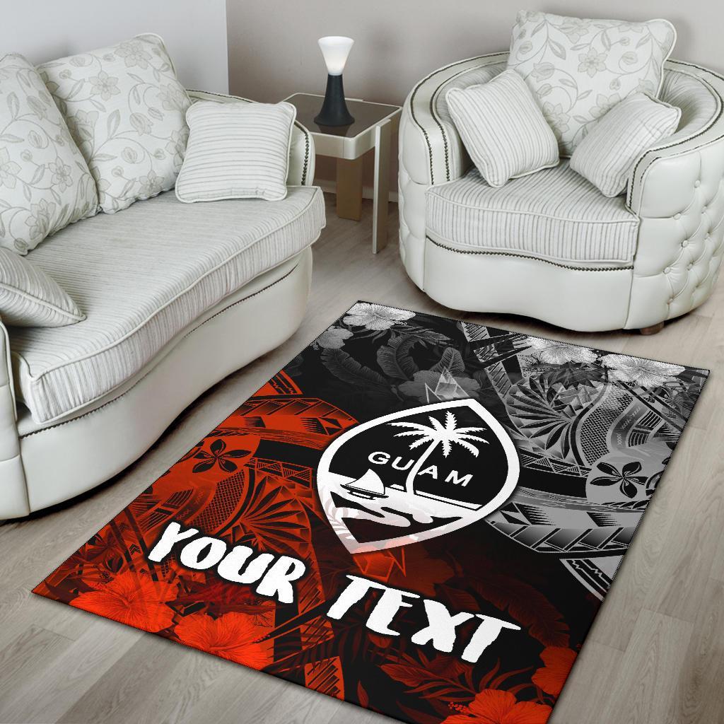 Guam Polynesian Personalised Area Rug - Vintage Polynesian Style-Myprintsy