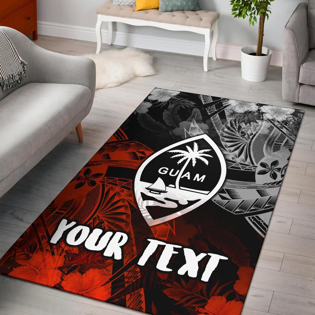 Guam Polynesian Personalised Area Rug - Vintage Polynesian Style-Myprintsy