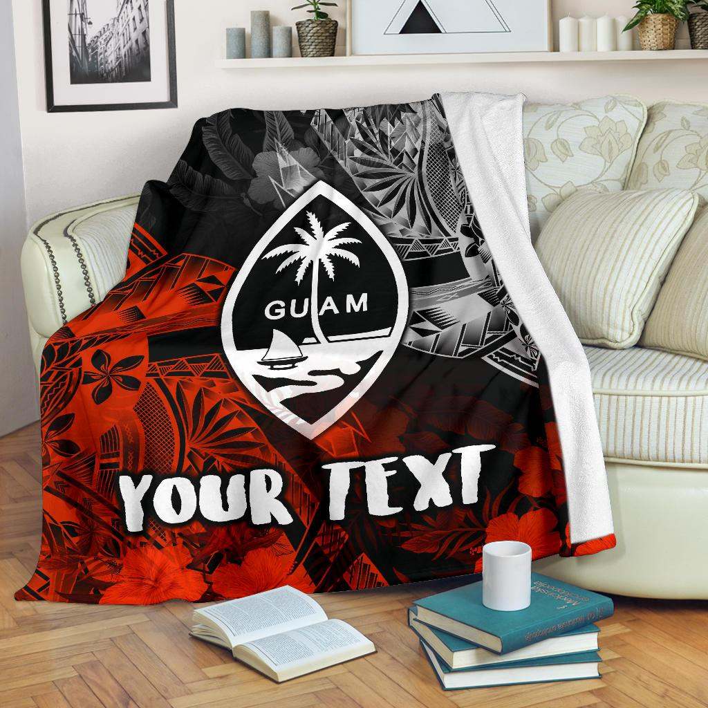 Guam Polynesian Personalised Premium Blanket - Vintage Polynesian Style-Myprintsy