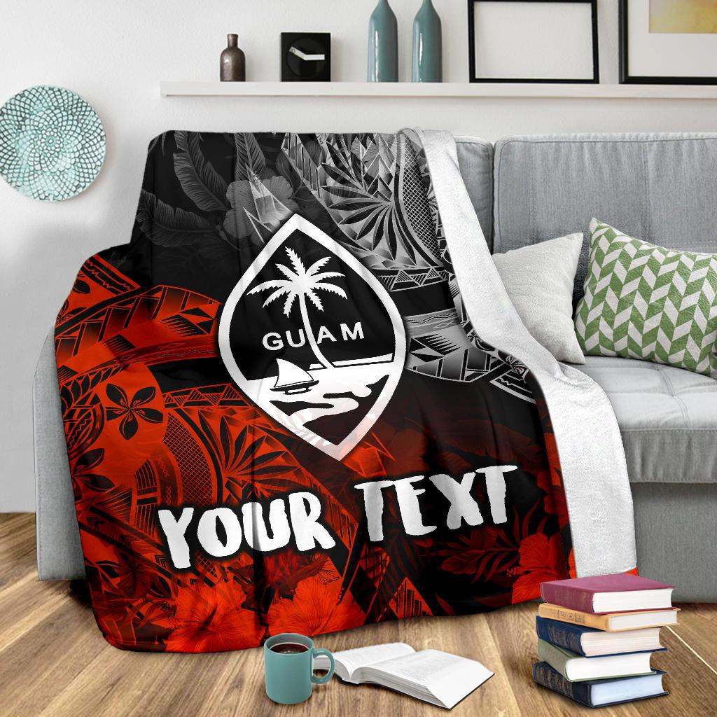 Guam Polynesian Personalised Premium Blanket - Vintage Polynesian Style-Myprintsy