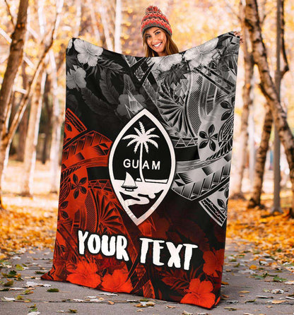 Guam Polynesian Personalised Premium Blanket - Vintage Polynesian Style-Myprintsy