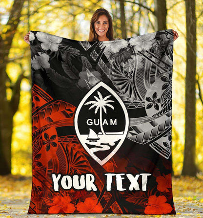 Guam Polynesian Personalised Premium Blanket - Vintage Polynesian Style-Myprintsy