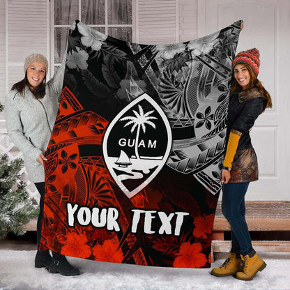 Guam Polynesian Personalised Premium Blanket - Vintage Polynesian Style-Myprintsy