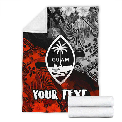 Guam Polynesian Personalised Premium Blanket - Vintage Polynesian Style-Myprintsy