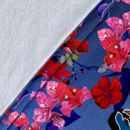 Guam Premium Blanket - KoKo Bird With Map-Myprintsy