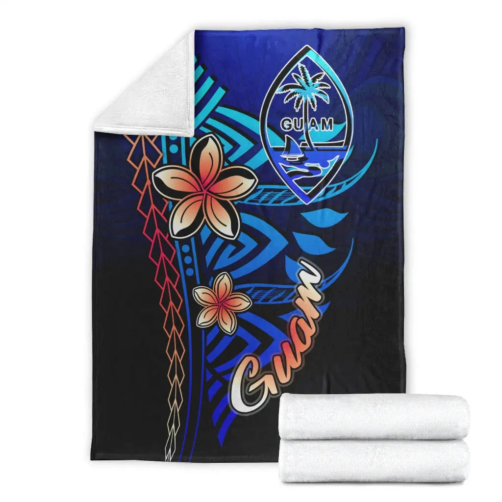 Guam Premium Blanket - Vintage Tribal Mountain-Myprintsy