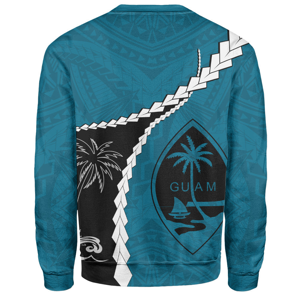 Guam Sweatshirt Tribal Spirits Coconut Tree
