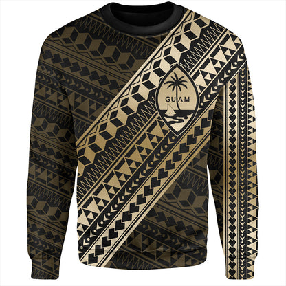 Guam Sweatshirt Tribal Tattoo Style-Myprintsy